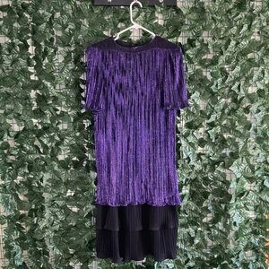 Missing Buttons! Vintage Risa Ann New York size 18w Style 6973 Pleated Dress